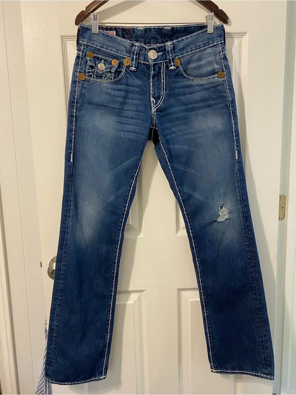Vintage True Religion Ricky Super T Jeans - Size 30 (Made in USA) - Picture 2 of 15